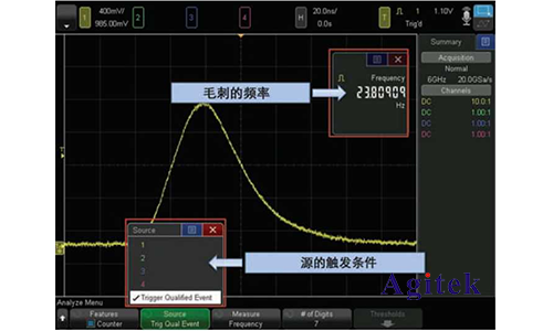 如何設(shè)置用示波器存儲的波形有毛刺去除毛刺？(圖8)